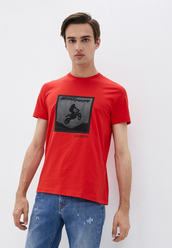 

Футболка Bikkembergs, Красный