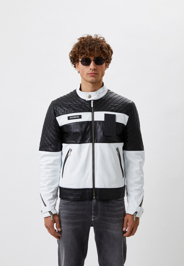 

Куртка кожаная Bikkembergs, Разноцветный