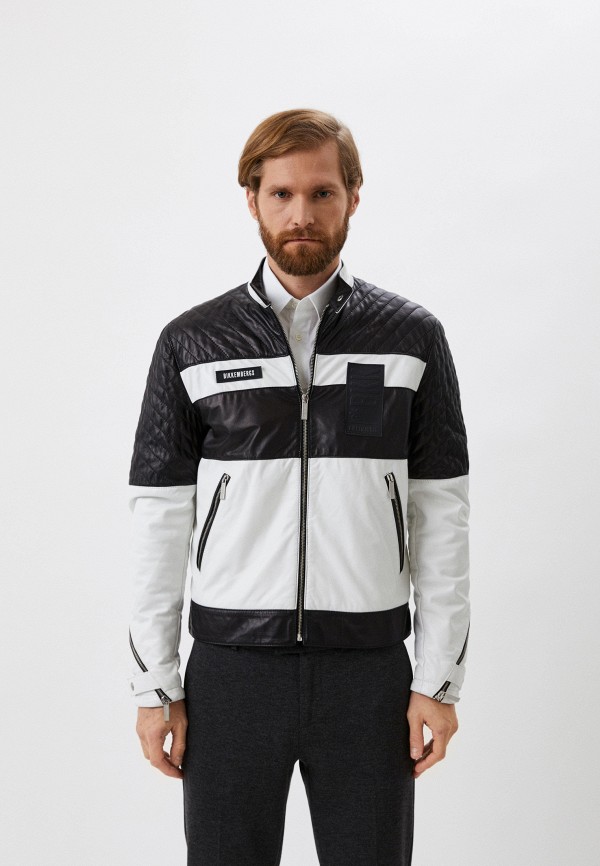 

Куртка кожаная Bikkembergs, Разноцветный