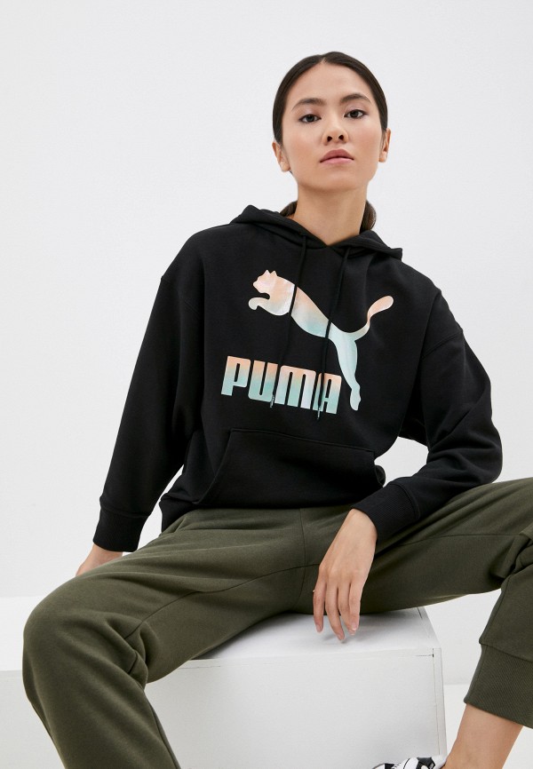 

Худи PUMA, Черный, Classics Logo Hoodie (s)