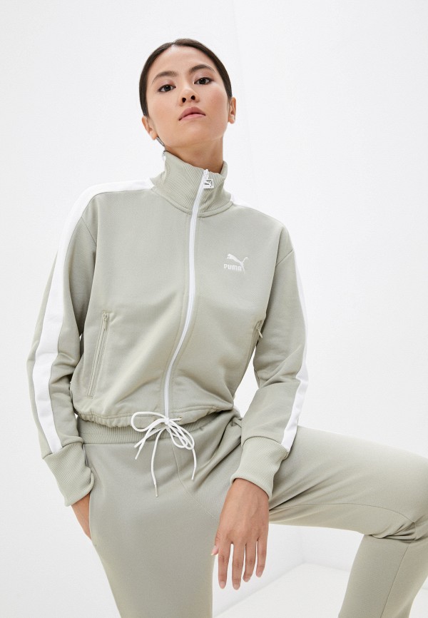 

Олимпийка PUMA, Бежевый, Iconic T7 Crop Jacket PT