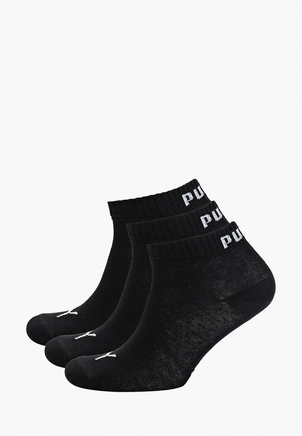 

Носки 3 пары PUMA, Черный, UNISEX QUARTER PLAIN 3P