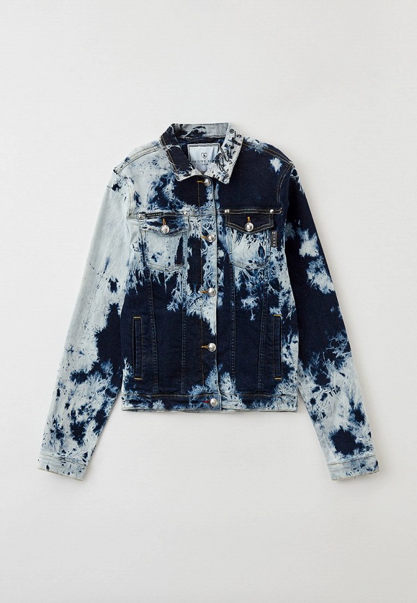 

Куртка джинсовая Philipp Plein, Синий, Tie-dye