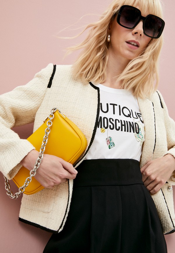 

Футболка Boutique Moschino, Белый, Boutique Moschino RTLAAM975401