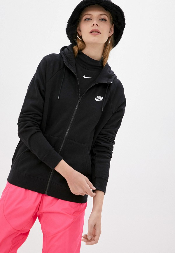 

Толстовка Nike, Черный, W NSW ESSNTL FLC FZ HOODIE