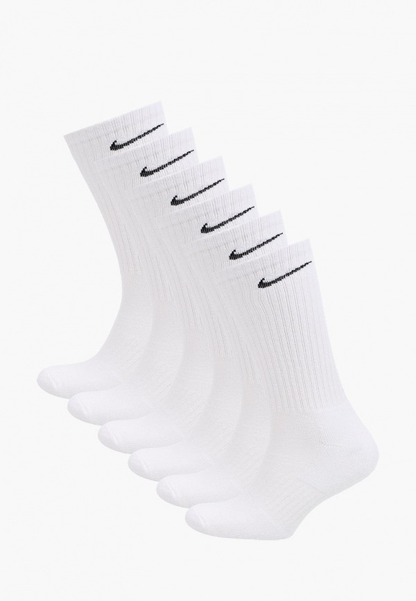 

Носки 6 пар Nike, Белый, U NK EVERYDAY CUSH CREW 6PR-BD