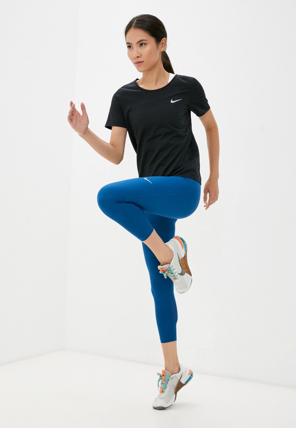 

Футболка спортивная Nike, Черный, W NK DF RUN DVN TOP SS