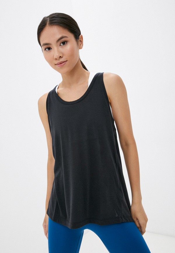 

Майка спортивная Nike, Черный, W NY DF TANK NVLTY