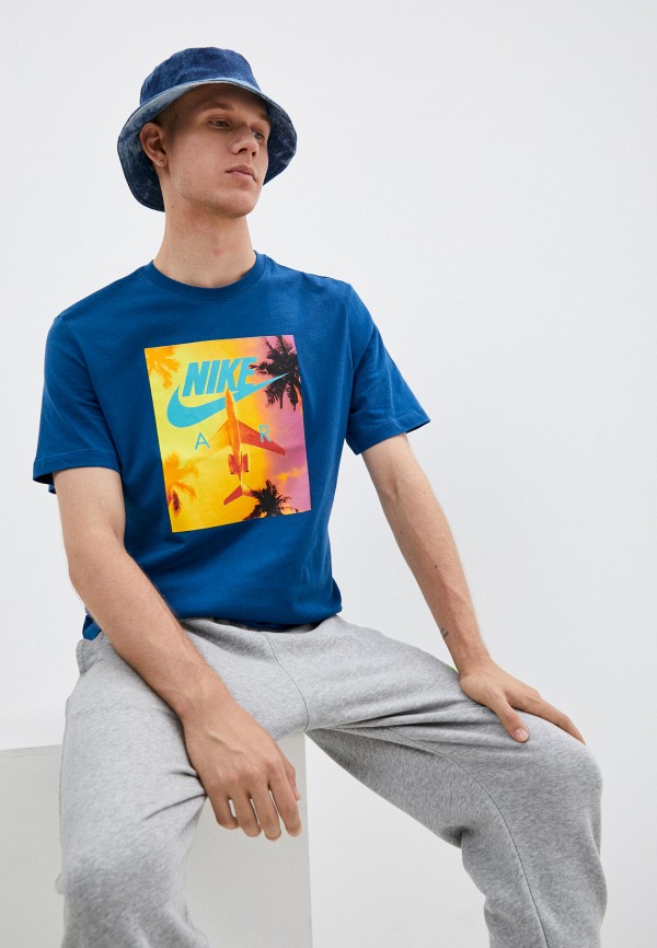 

Футболка Nike, Синий, M NSW TEE SWOOSH BY AIR PHOTO