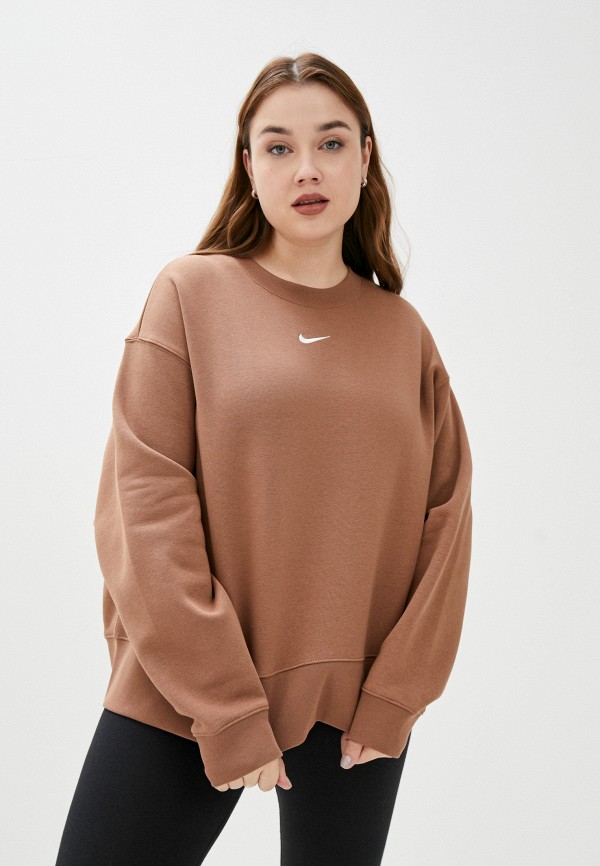 

Свитшот Nike, Коричневый, W NSW ESSNTL FLC CREW CLC PLUS