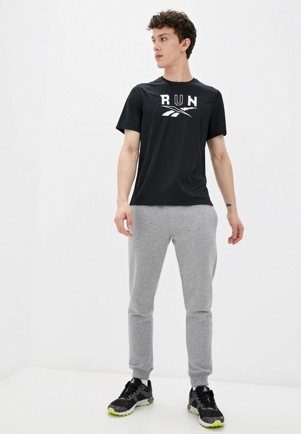 

Футболка спортивная Reebok, Черный, RE SS GRAPHIC TEE