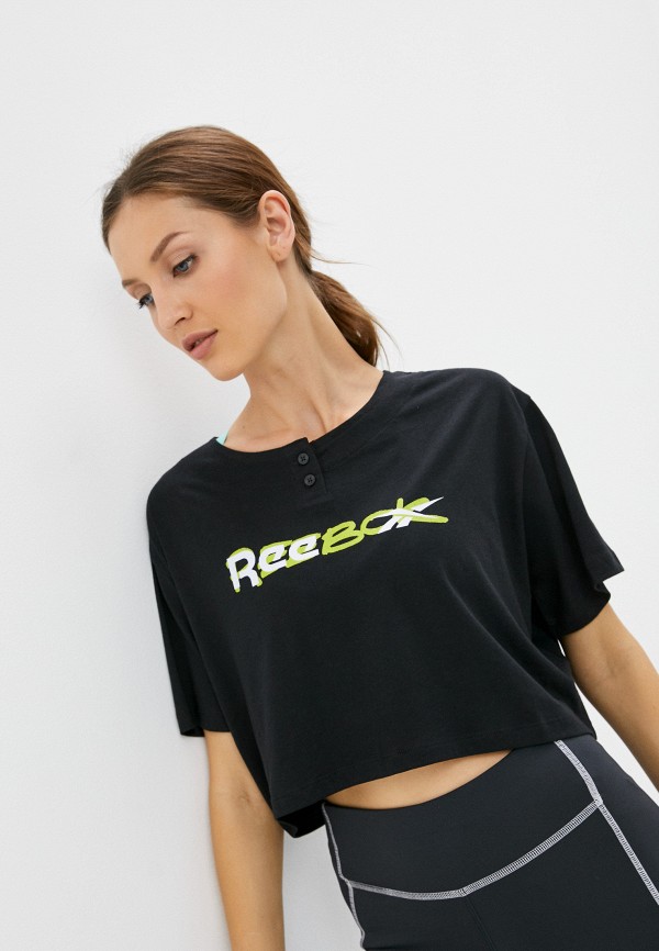 

Топ Reebok, Черный, MYT CROP TEE