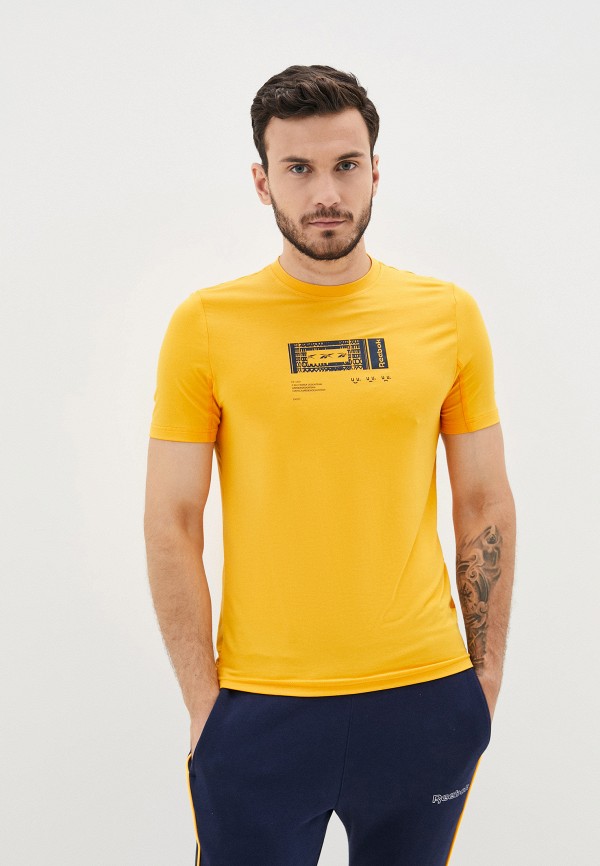 

Футболка спортивная Reebok, Оранжевый, TS AC+DREAMBLEND SS TEE