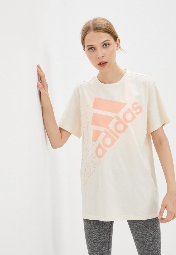 

Футболка adidas, Бежевый, adidas RTLAAN019201