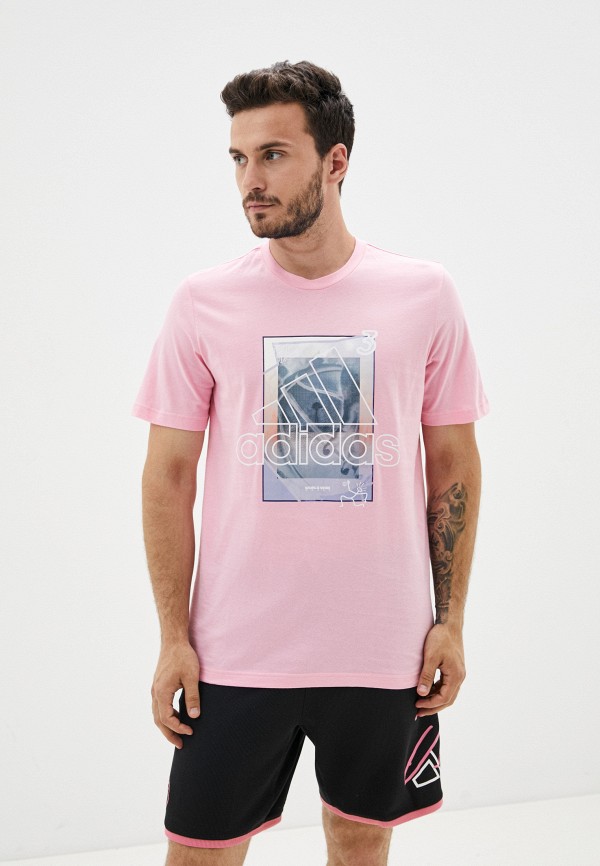 

Футболка adidas, Розовый, adidas RTLAAN021501