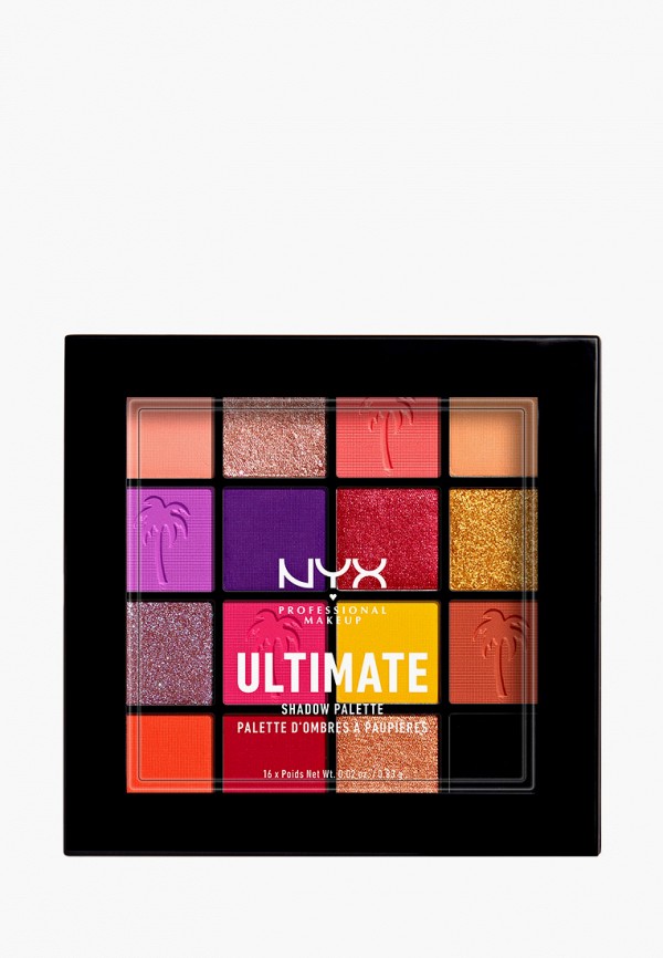 

Палетка для глаз Nyx Professional Makeup, Разноцветный, ULTIMATE SHADOW PALETTE FEST, оттенок 13, FESTIVAL, 24 г