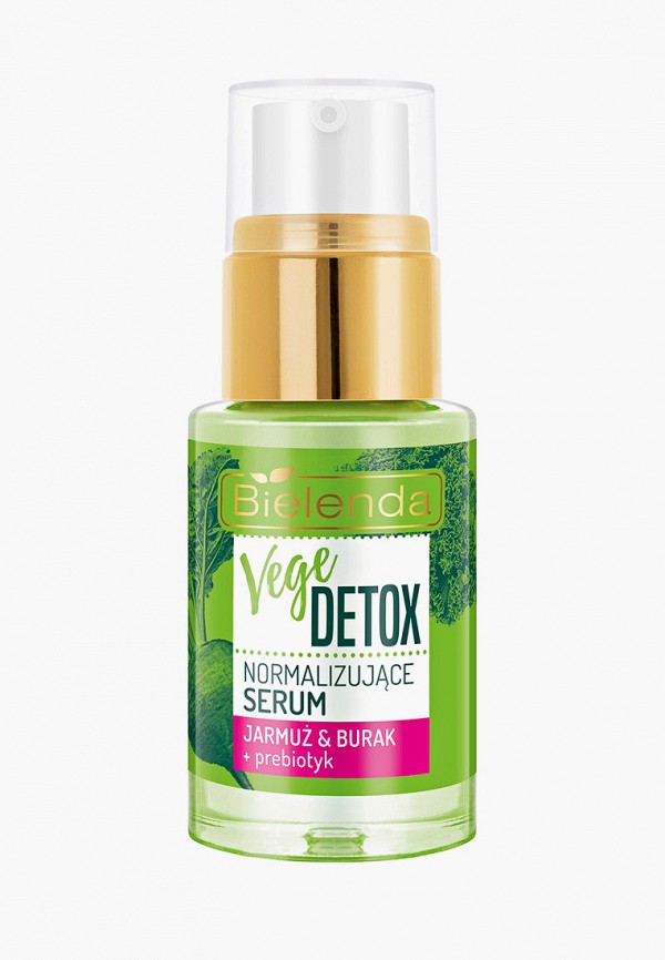 

Сыворотка для лица Bielenda, Прозрачный, VEGE DETOX Нормализующая, смешанная кожа, капуста кале+свекла+пребиотик, 15 мл