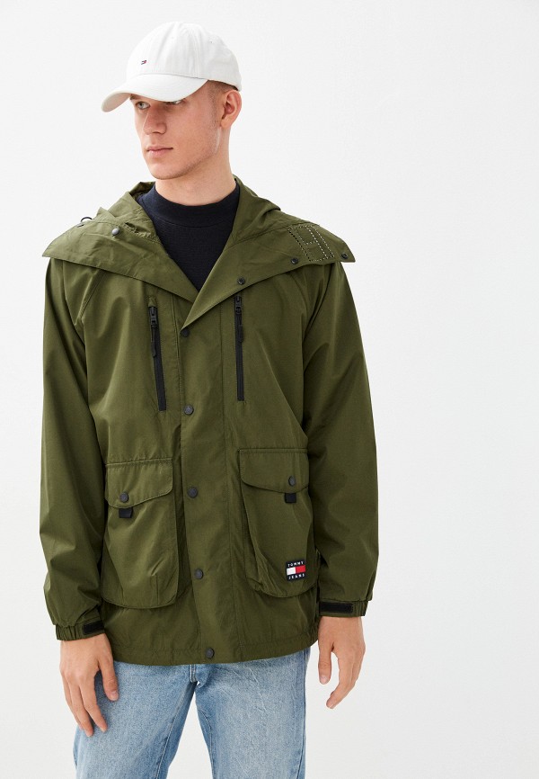 

Ветровка Tommy Jeans, Хаки