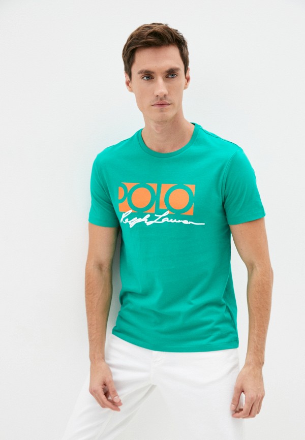 

Футболка Polo Ralph Lauren, Бирюзовый, Polo Ralph Lauren RTLAAN059401