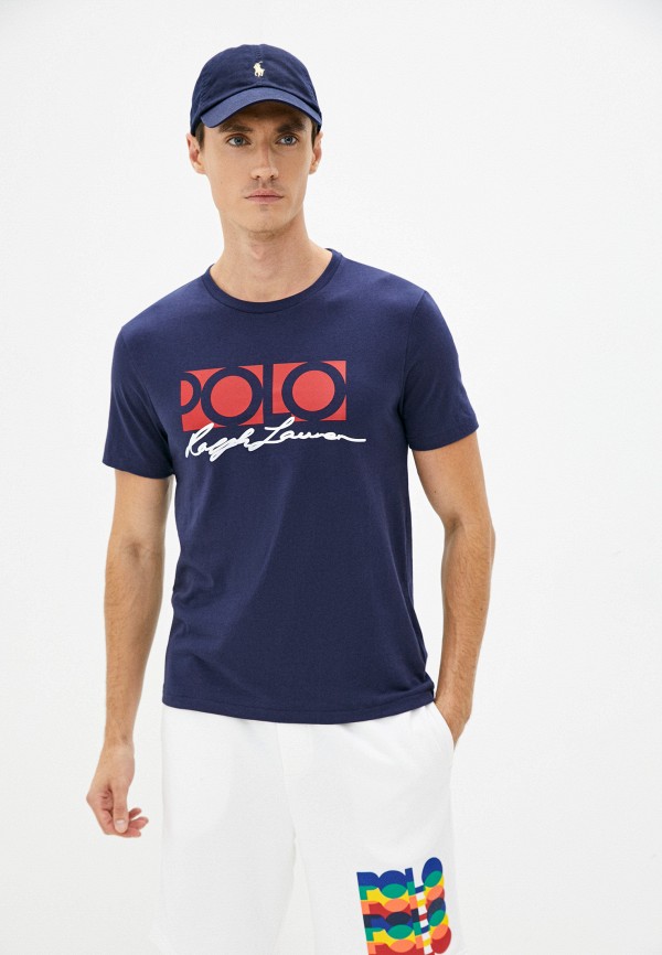 

Футболка Polo Ralph Lauren, Синий, Polo Ralph Lauren RTLAAN059501