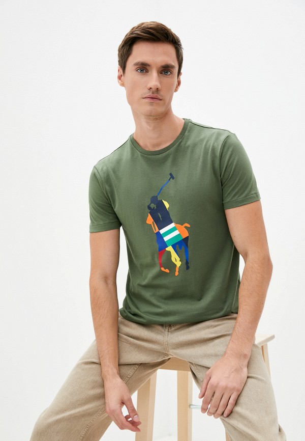 

Футболка Polo Ralph Lauren, Зеленый, Polo Ralph Lauren RTLAAN059901
