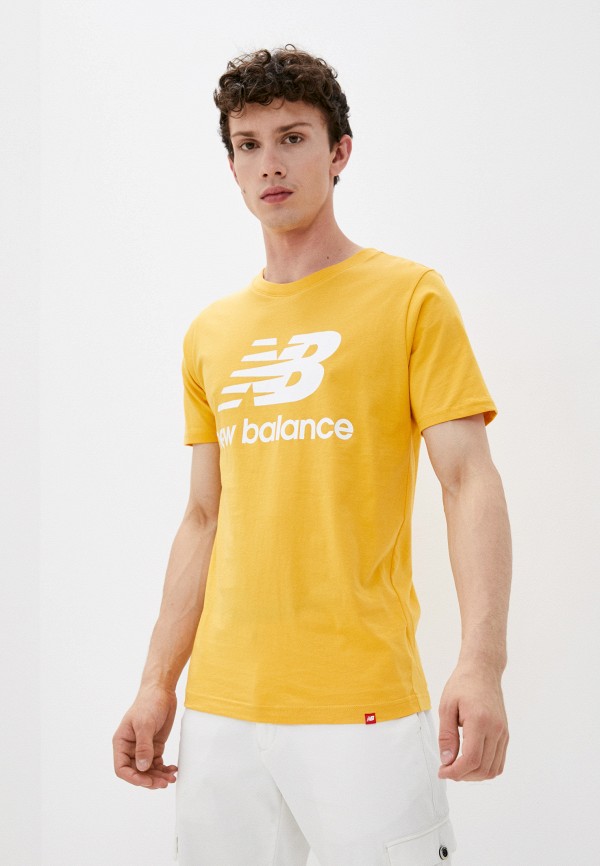 

Футболка New Balance, Желтый, Essentials Stacked Logo Tee