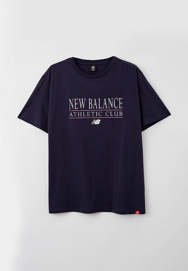 

Футболка New Balance, Синий, NB Essentials Athletic Club Tee