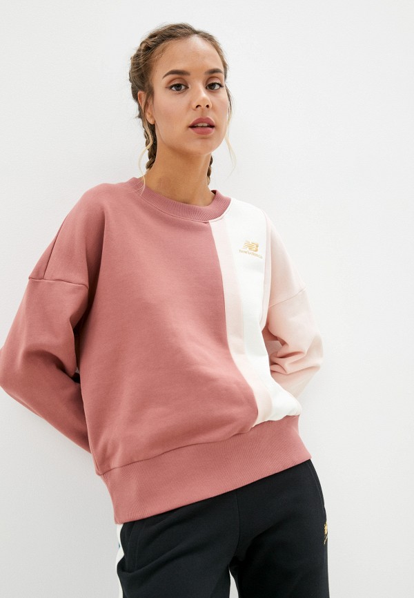 

Свитшот New Balance, Розовый, NB Athletics Higher Learning Crew
