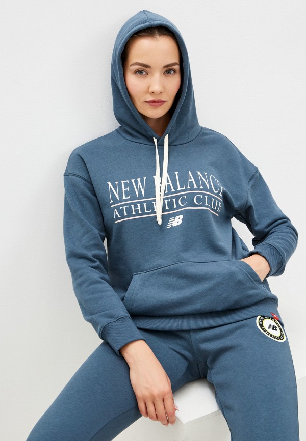 

Худи New Balance, Синий, NB Essentials Athletic Club Hoodie