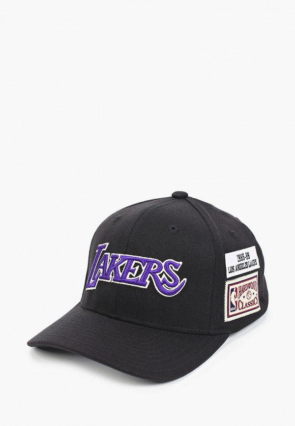 

Бейсболка Mitchell & Ness, Черный, NBA LOS ANGELES LAKERS