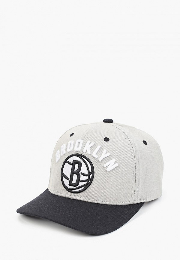 

Бейсболка Mitchell & Ness, Серый, NBA Brooklyn Nets