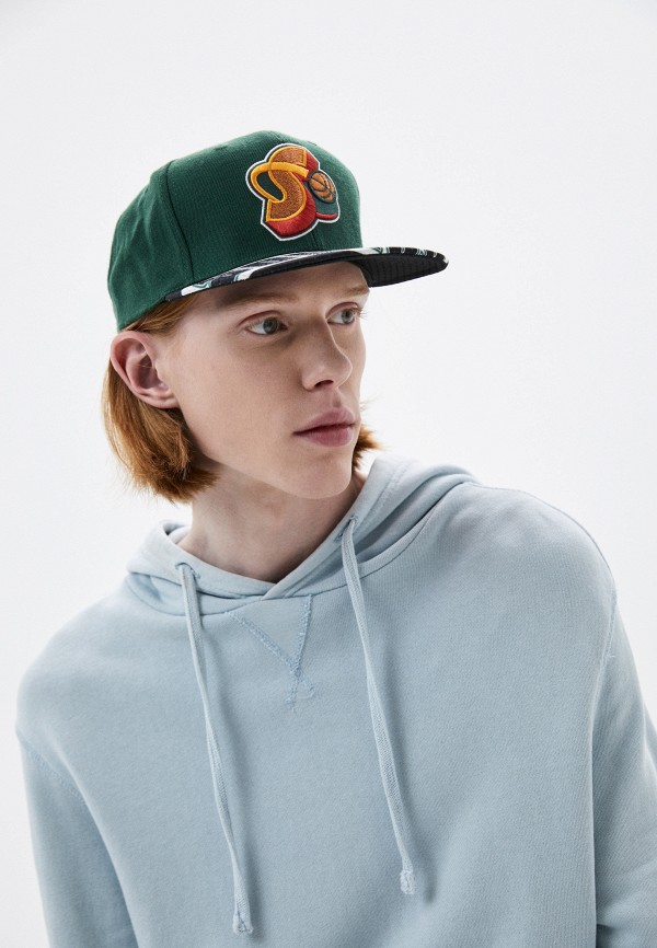 фото Бейсболка mitchell & ness