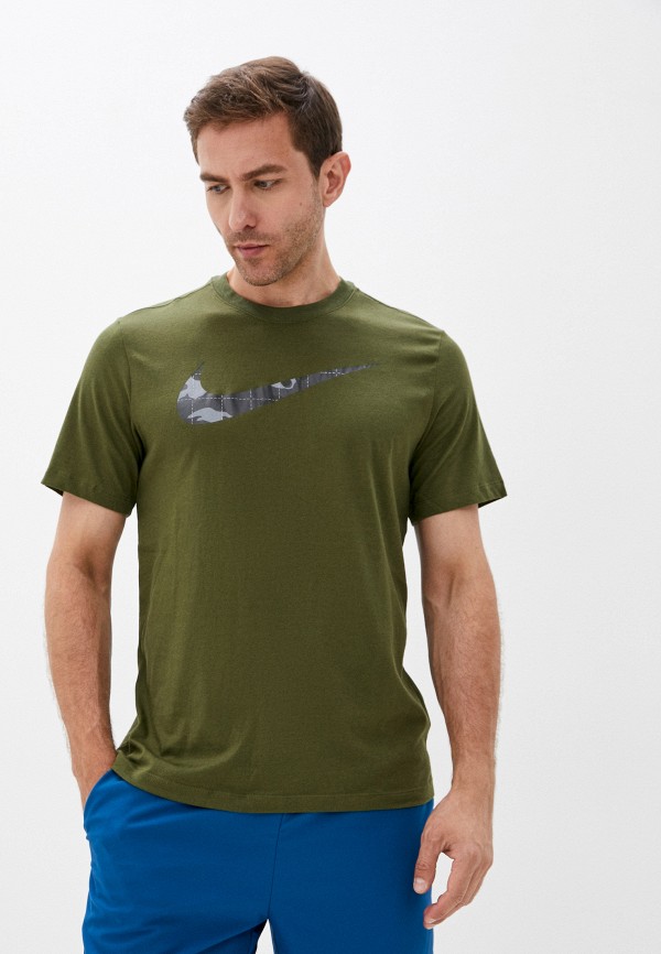 

Футболка Nike, Хаки, M NK DF TEE CAMO FILL GFX