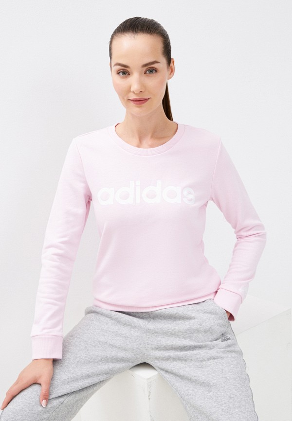 

Свитшот adidas, Розовый, W LIN FT SWT