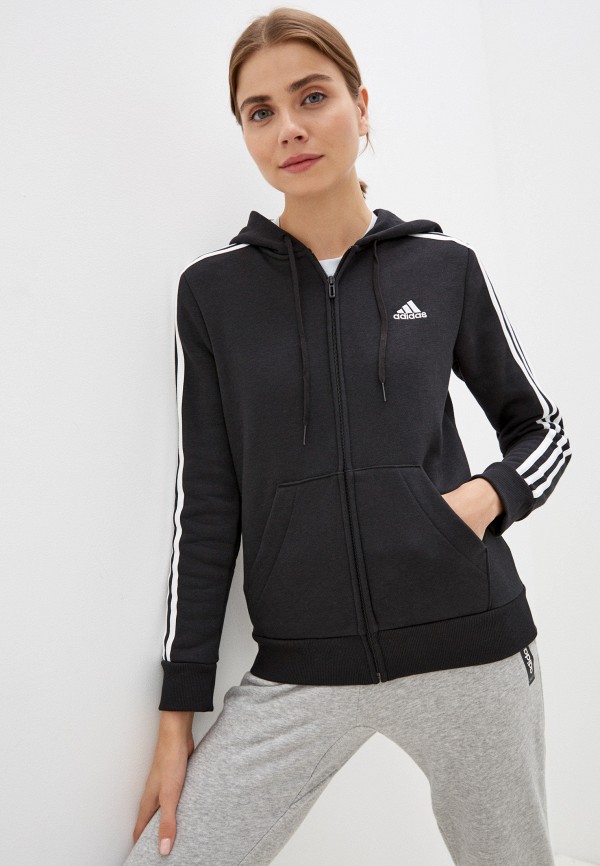 Толстовка adidas черный, размер 38, фото 1