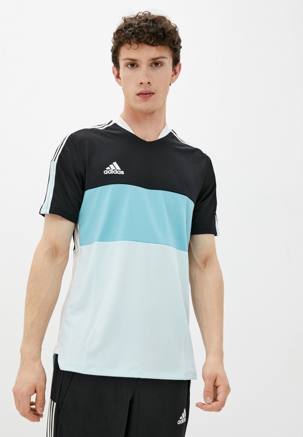 

Футболка спортивная adidas, Бирюзовый, TIRO JSY BL