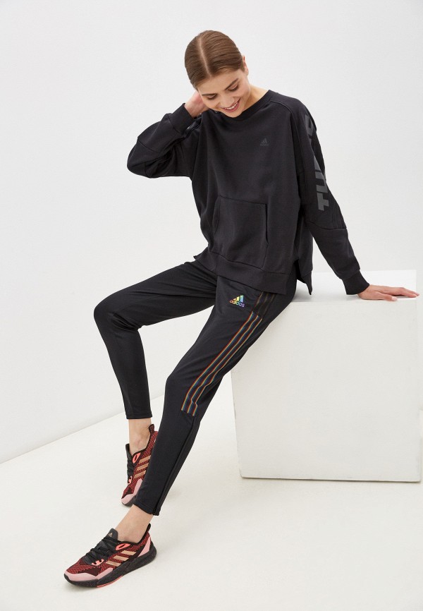 

Свитшот adidas, Черный, W SI WORD CRE