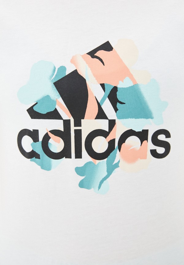 

Футболка adidas, Белый, FLORAL GFX T
