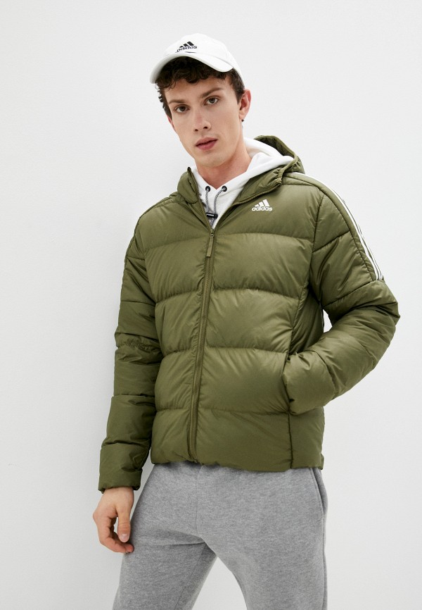 

Пуховик adidas, Хаки, ESS MID D H JKT