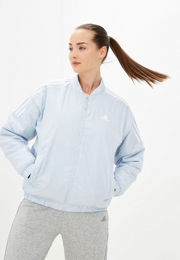 

Куртка утепленная adidas, Голубой, W ESS INS B JK