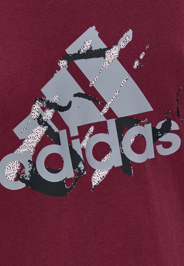 

Футболка спортивная adidas, Бордовый, RR SS