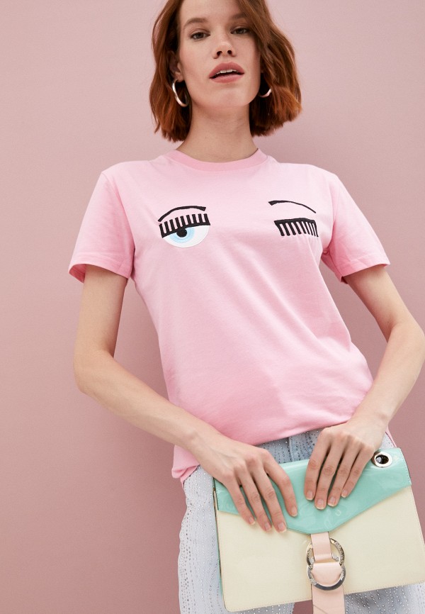 

Футболка Chiara Ferragni, Розовый, Chiara Ferragni RTLAAN196601