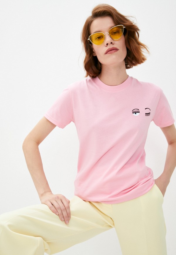 

Футболка Chiara Ferragni, Розовый, Chiara Ferragni RTLAAN198601