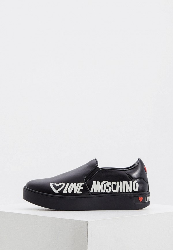 

Слипоны Love Moschino, Черный
