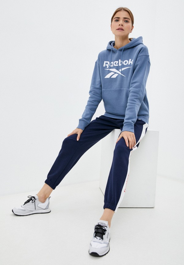 

Худи Reebok, Голубой, RI BL FLEECE HOODY