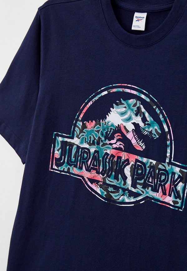 

Футболка Reebok Classic, Синий, Jurassic Park SS TEE - NEDRY
