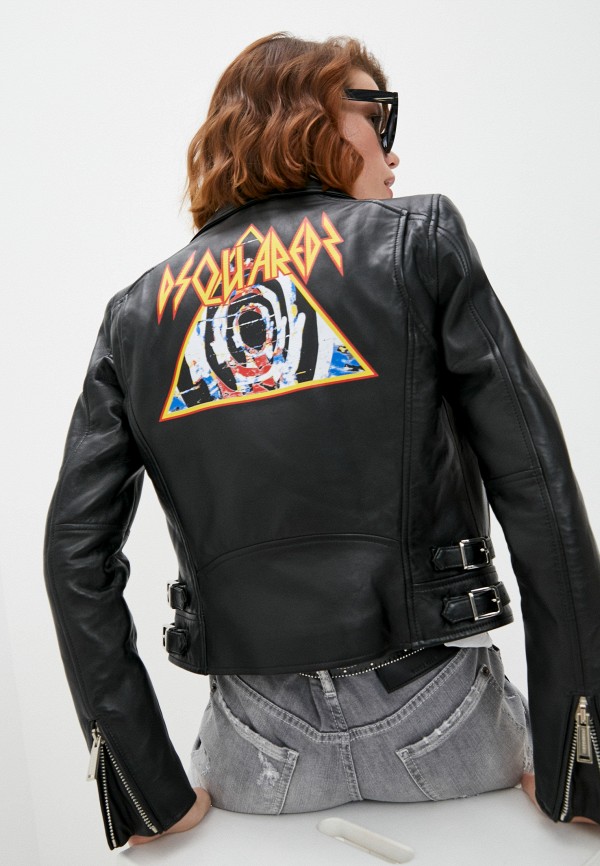 фото Куртка кожаная dsquared2
