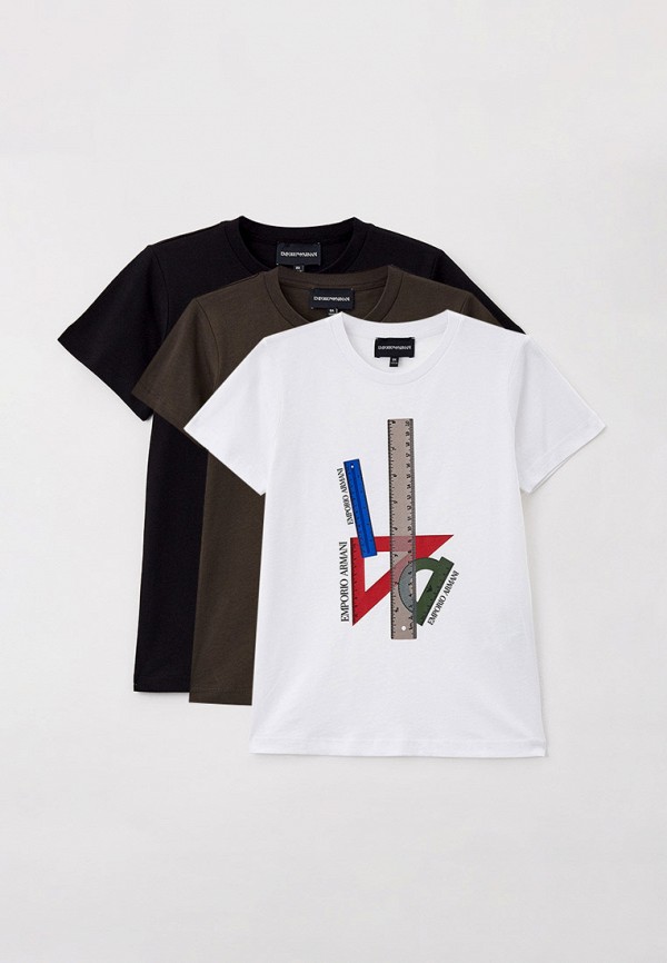

Футболки 3 шт. Emporio Armani, Белый;серый;черный, Emporio Armani RTLAAN263201