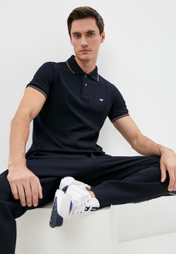 

Поло Emporio Armani, Синий