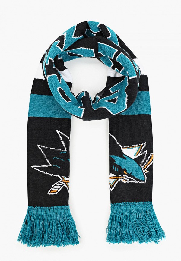 

Шарф Atributika & Club™, Черный, NHL San Jose Sharks
